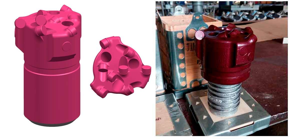 Volga Burmash FDC bits with PDC cutters